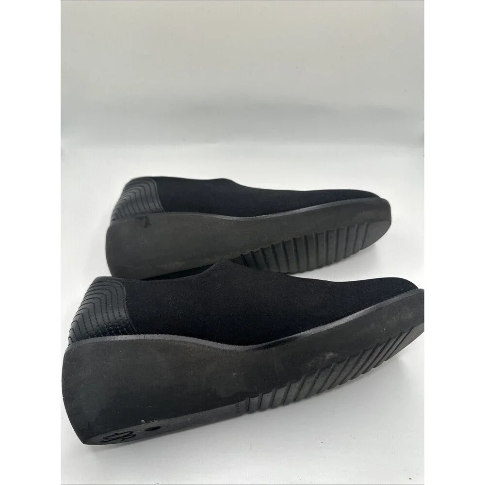Donald J. Pliner Women’s Black Slip On‎ Wedge Comfort Shoes Size 8.5 M